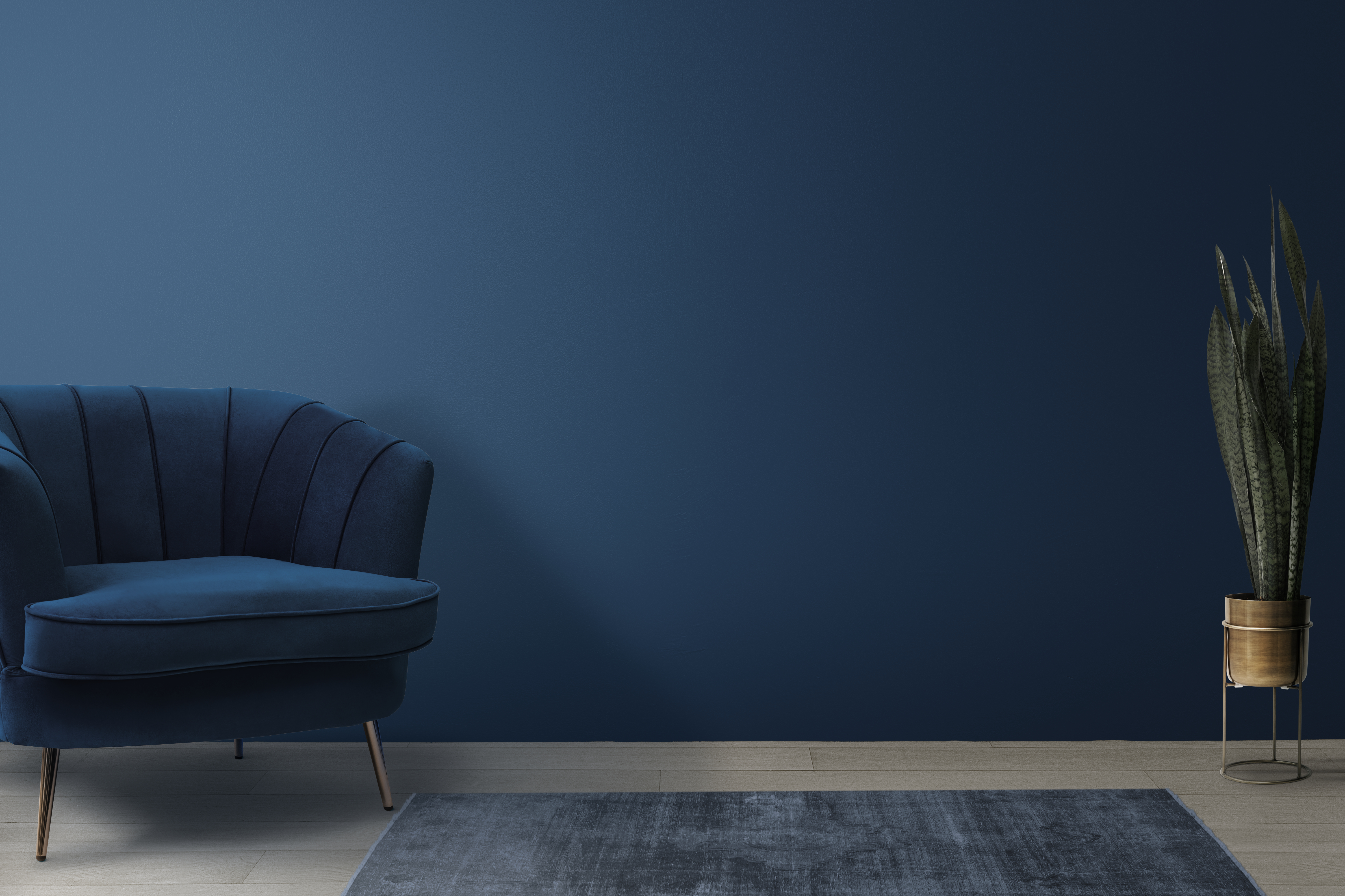 Luxury staged living room by House of Arden
